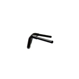 Black Finish western motorcycle Handlebars 1 1/4" 1.25 inch Diameter side View on for Harley Davidson barcraft stainless fatboy softail breakout