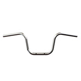 Mirror Finish 10" Ape Hanger Handlebars 7/8" Diameter Front View 250 500 triumph suzuki honda xg xg500 street harley davidson