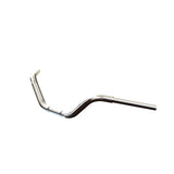 Mirror Finish Western Handlebars 1 1/4" 1.25 inch Diameter Front View for Harley Davidson barcraft stainless fatboy softail breakout