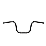 Black Finish 10" inch Ape Hanger motorcycle Handlebars 7/8" inch Diameter front View 250 500 triumph suzuki honda xg xg500 street harley davidson stainless
