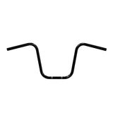 Black 14" Ape Hanger Handlebars 1" Diameter Back View