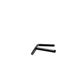 Black Beach Bar Handlebars 1" Diameter Side View