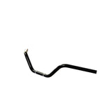 Black Western Handlebars 1" Diameter Front View