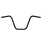 Black Old School Ape Hanger Handlebars 1" Diameter Front View