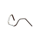 Mirror Finish six bend motorcycle Handlebars 7/8" inch Diameter front View 250 500 triumph suzuki honda xg xg500 street harley davidson stainless