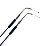 Throttle and Idle Cables Harley Davidson Softail Dyna Big Twin Fatboy Breakout to Suit Ape Hangers 14" 16" push fitting