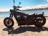 beach bar handlebars kawasaki vulcan 800 bobber
