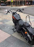 buckhorn handlebars black harley street bob fxbb 3