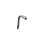 Mirror Finish 10" Ape Hanger Handlebars 7/8" Diameter side View 250 500 triumph suzuki honda xg xg500 street harley davidson