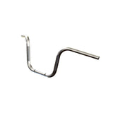 Mirror Finish 10" Ape Hanger Handlebars 1" Diameter Wide Mount front view harley davidson softail springer crossbones indian victory