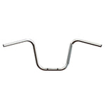Mirror Finish 12" Ape Hanger Handlebars 7/8" inch Diameter rear back View 250 500 triumph suzuki honda xg xg500 street harley davidson