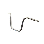 Mirror Finish 12" Ape Hanger Handlebars 1" Diameter front view harley davidson softail springer crossbones indian victory