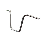 Mirror Finish 14"Ape Hanger Handlebars 1" Diameter Dimensionss side view for Harley Davidson barcraft stainless softail dyna sportster FXD  super glide