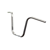 Mirror Finish 12" Ape Hanger motorcycle Handlebars 7/8" inch Diameter front View 250 500 triumph suzuki honda xg xg500 street harley davidson