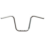 Mirror Finish 12" Ape Hanger motorcycle Handlebars 7/8" inch Diameter rear back View 250 500 triumph suzuki honda xg xg500 street harley davidson