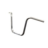 Mirror Finish 14" Ape Hanger Handlebars 1" Diameter front view Wide Mount handlebars harley davidson softail springer crossbones indian victory