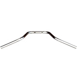 Mirror Finish 16" Ape Hanger Handlebars 1" Harley Davidson top down view of bar  barcraft stainless softail dyna sportster