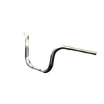 Mirror Finish 10" Ape Hanger Handlebars 1.25" 1 1/4 inch Diameter side View for Harley Davidson barcraft stainless fatboy softail breakout