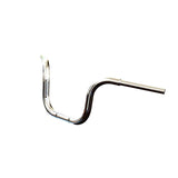 Mirror Finish 10" Ape Hanger Handlebars 1.25" 1 1/4 inch Diameter side View for Harley Davidson barcraft stainless fatboy softail breakout