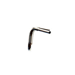 Mirror Finish 10" Ape Hanger Handlebars 1.25" 1 1/4 inch Diameter side View for Harley Davidson barcraft stainless fatboy softail breakout