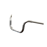Mirror Finish 10" Ape Hanger Handlebars 1.25" Diameter wide mount harley davidson springer indian chief chieftain vintage suzuki m109r c109 roadliner thunderbirdfront view 
