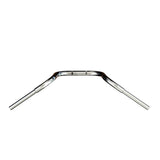 Mirror Finish 12" Ape Hanger Handlebars 1.25" 1 1/4 inch Diameter top down View for Harley Davidson motorcycle barcraft stainless fatboy softail breakout