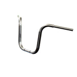 Mirror Finish 14" Ape Hanger Handlebars 1.25" 1 1/4 inch Diameter side view barcraft stainless fatboy harley davidson softail breakout
