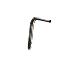 Mirror Finish 14" Ape Hanger Handlebars 1.25" 1 1/4 inch Diameter  side view barcraft stainless fatboy softail breakout