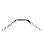 Mirror Finish 14" Ape Hanger Handlebars 1.25" 1 1/4 inch Diameter top down view for harley davidson barcraft stainless fatboy softail breakout