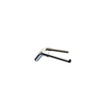 Mirror Finish beach bar Handlebars 1.25" 1 1/4 inch Diameter side view of handlebars barcraft stainless fatboy chubby bar fat bar for harley davidson softail breakout