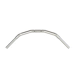 Mirror Finish beach bar Handlebars 1.25" 1 1/4 inch Diameter top down view of handlebars barcraft stainless fatboy chubby bar fat bar for harley davidson softail breakout