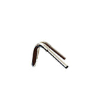 Mirror Finish buckhorn Handlebars 1.25" 1 1/4 inch Diameter side view of handlebars barcraft stainless fatboy chubby bar fat bar for harley davidson softail breakout