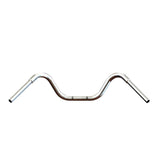 Mirror Finish buckhorn Handlebars 1.25" 1 1/4 inch Diameter back view of handlebars barcraft stainless fatboy chubby bar fat bar for harley davidson softail breakout