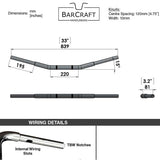 Drag Bar (Wide Mount) - 1 1/4" Handlebars