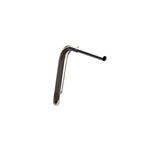 Old School Ape Hangers Handlebars 1 1/4" 1.25 inch Diameter side View for Harley Davidson barcraft stainless fatboy softail breakout