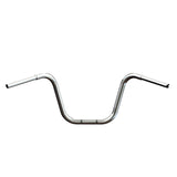 Old School Ape Hangers Handlebars 1 1/4" 1.25 inch Diameter Front View for Harley Davidson barcraft stainless fatboy softail breakout