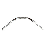 Old School Ape Hangers Handlebars 1 1/4" 1.25 inch Diameter top down View for Harley Davidson barcraft stainless fatboy softail breakout