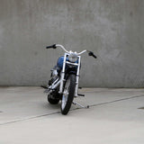 Mirror Finish Western Handlebars 1 1/4" 1.25 inch Diameter Front View on softail standard FXST for Harley Davidson barcraft stainless fatboy softail breakout