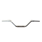 Mirror Finish Western Handlebars 1 1/4" 1.25 inch Diameter Front View for Harley Davidson barcraft stainless fatboy softail breakout
