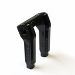 6 analog 1 inch black gloss pullback riser harley davidson barcraft tall stunt dyna sportster softail low rider s fxd super glide wheelie apex
