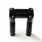 6 analog 1 inch black gloss pullback riser harley davidson barcraft tall stunt dyna sportster softail low rider s fxd super glide wheelie apex top