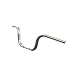 Mirror Finish 8" Ape Hanger Handlebars 7/8" Diameter front view 250 500 triumph suzuki honda xg xg500 street harley davidson
