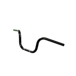 Black Finish 8" inch Ape Hanger motorcycle Handlebars 7/8" inch Diameter front View 250 500 triumph suzuki honda xg xg500 street harley davidson stainless 