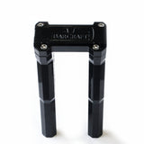 9 analog 1 inch black gloss pullback riser harley davidson barcraft tall stunt dyna sportster softail low rider s fxd super glide wheelie apex top