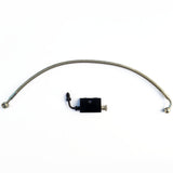 ABS lower brake line front junction block adaptor harley davidson dyna sportster single disc braided silver chrome stainless street bob iron wide glide super glide barcraft custom