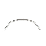 Mirror Finish Beach Handlebars 1" Diameter Wide Mount top down view harley davidson softail springer crossbones indian victory
