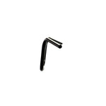 Black Finish 10" inch Ape Hanger motorcycle Handlebars 7/8" inch Diameter  side View 250 500 triumph suzuki honda xg xg500 street harley davidson stainless 