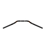 Black Finish 12" inch Ape Hanger motorcycle Handlebars 7/8" inch Diameter top down View 250 500 triumph suzuki honda xg xg500 street harley davidson stainless 