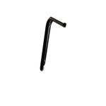 Black Finish 16" inch Ape Hanger motorcycle Handlebars 7/8" inch Diameter side View 250 500 triumph suzuki honda xg xg500 street harley davidson stainless 