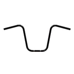 Black Finish 16" inch Ape Hanger motorcycle Handlebars 7/8" inch Diameter back View 250 500 triumph suzuki honda xg xg500 street harley davidson stainless 